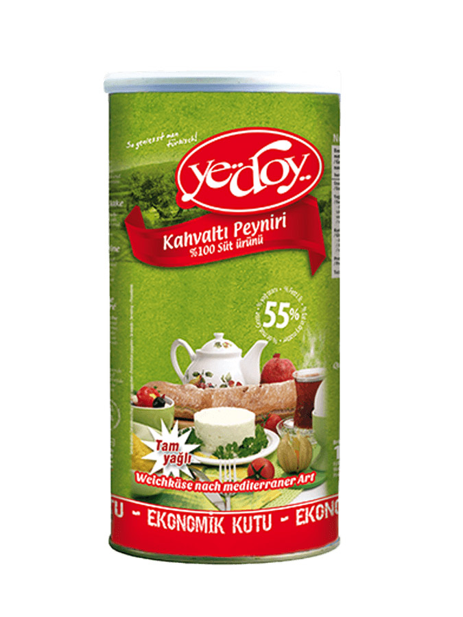 YEDOY BEYAZ PEYNIR 55% KAHVALTILIK 800 g