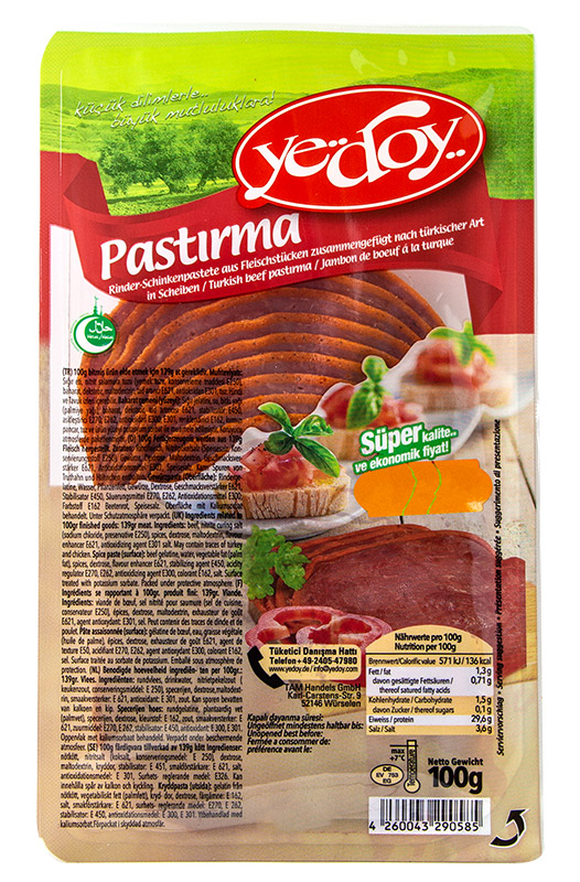 YEDOY PASTIRMA 100G