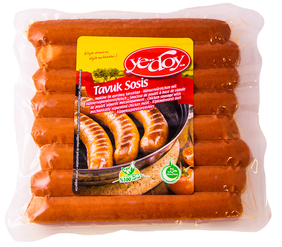 YEDOY TAVUK SOSIS 800G VACUM