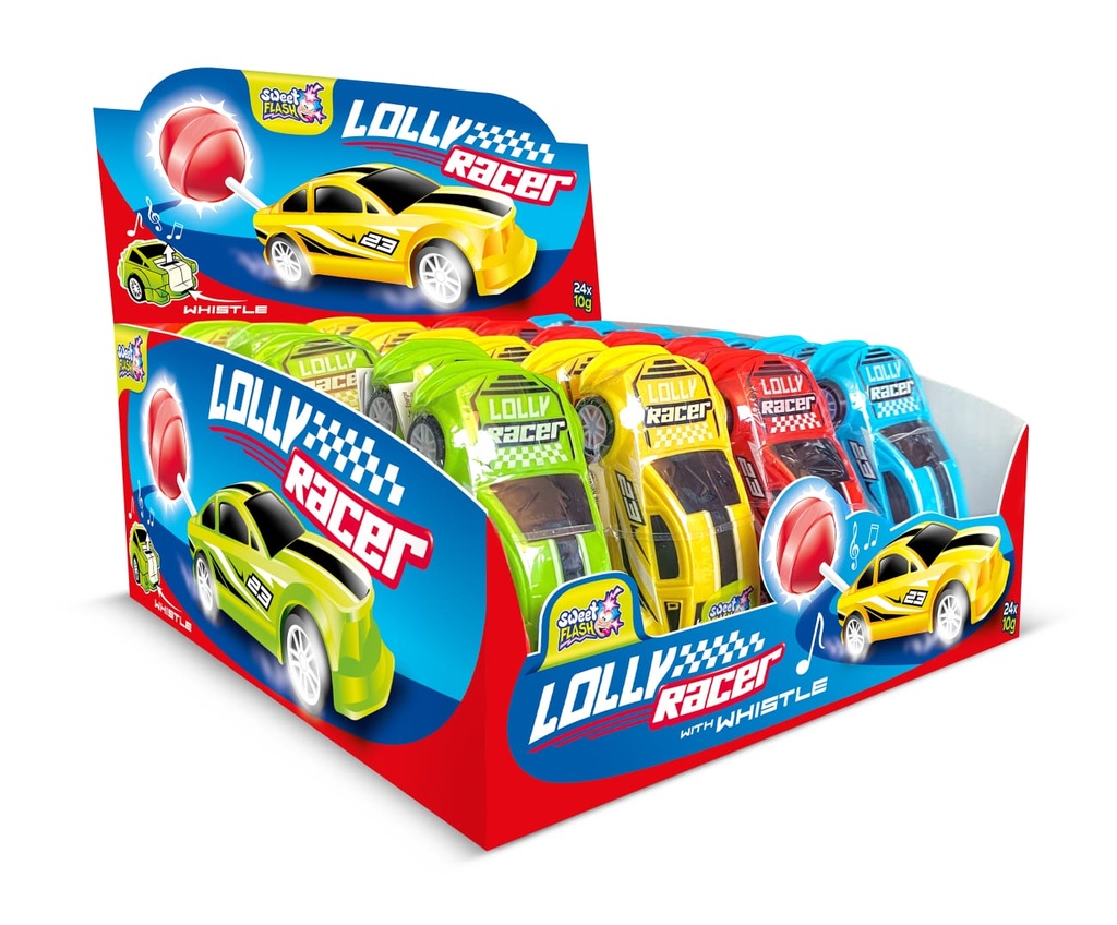 SWEET FLASH LOLLY RACER (24x10g)