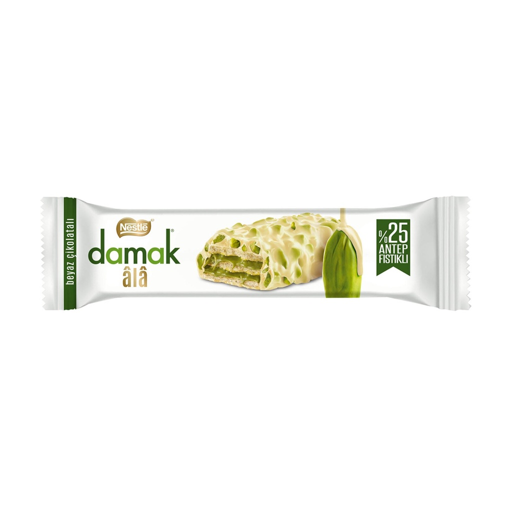 DAMAK ALA BEYAZ CIKOLATALI GOFRET (12x30GR)