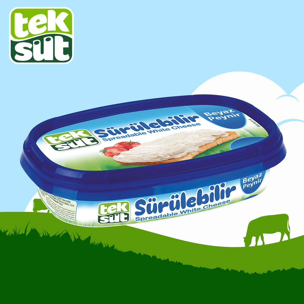 TEKSUT SURULEBILIR BEYAZ PEYNIR (180gr*12)