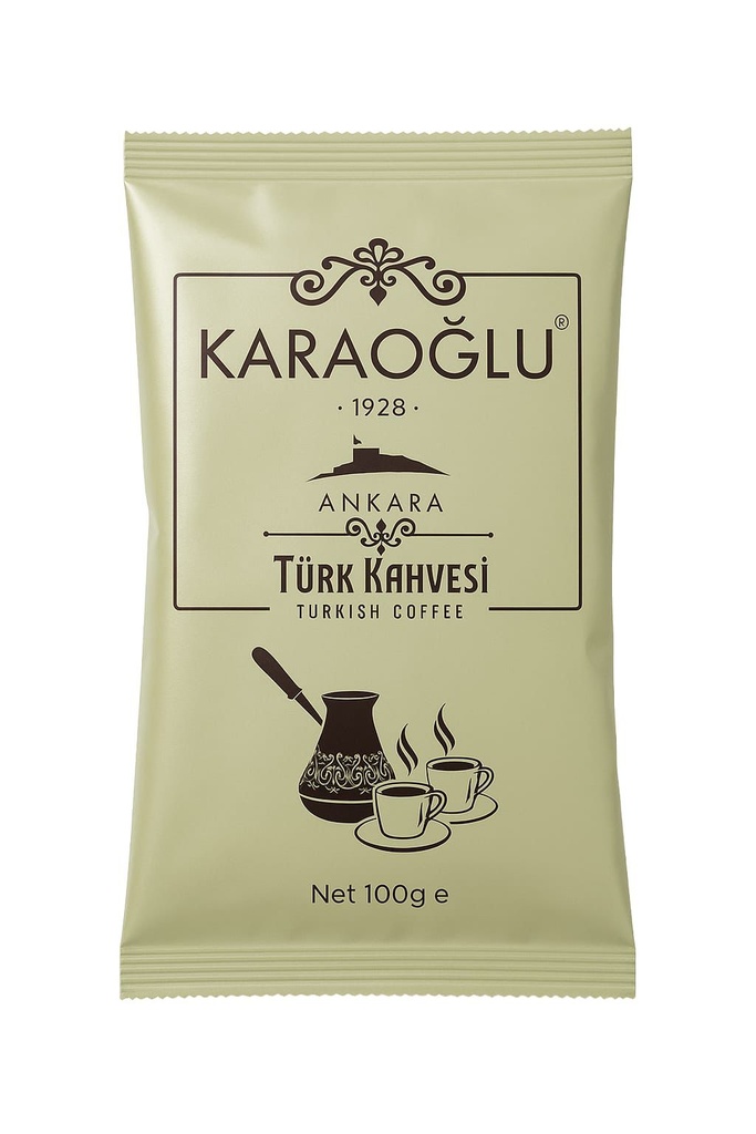 KARAOGLU TURK KAHVESI 100GR FOLYO (ORTA KAVRULMUS) (100GR*30)
