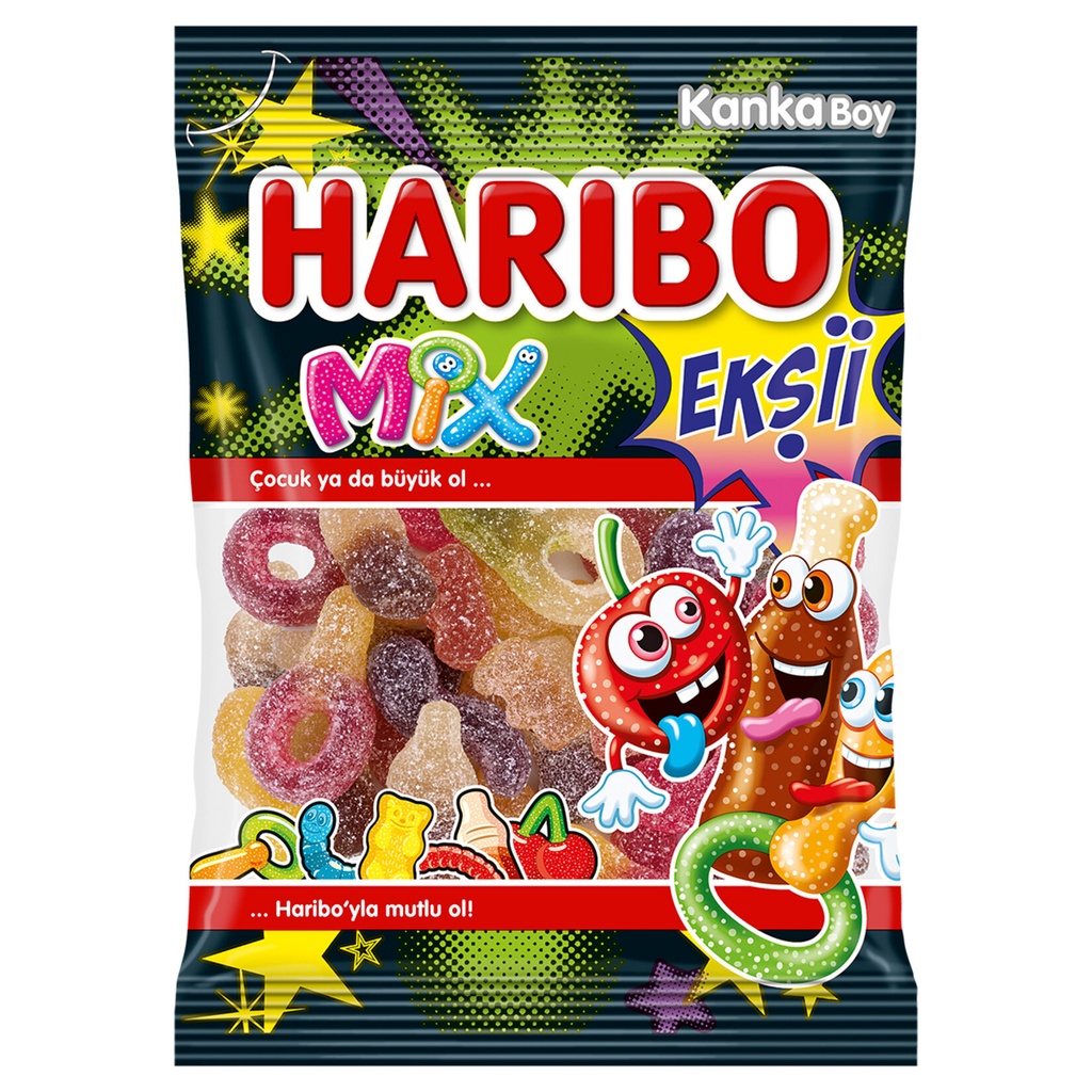 HELAL HARIBO EKSI MIX (24 X 70GR)