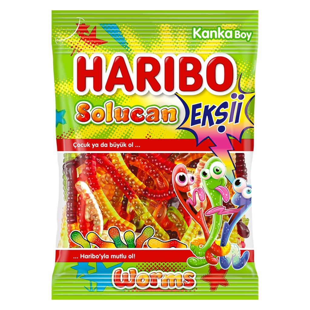 HELAL HARIBO EKSI SOLUCAN (24 X 70GR)