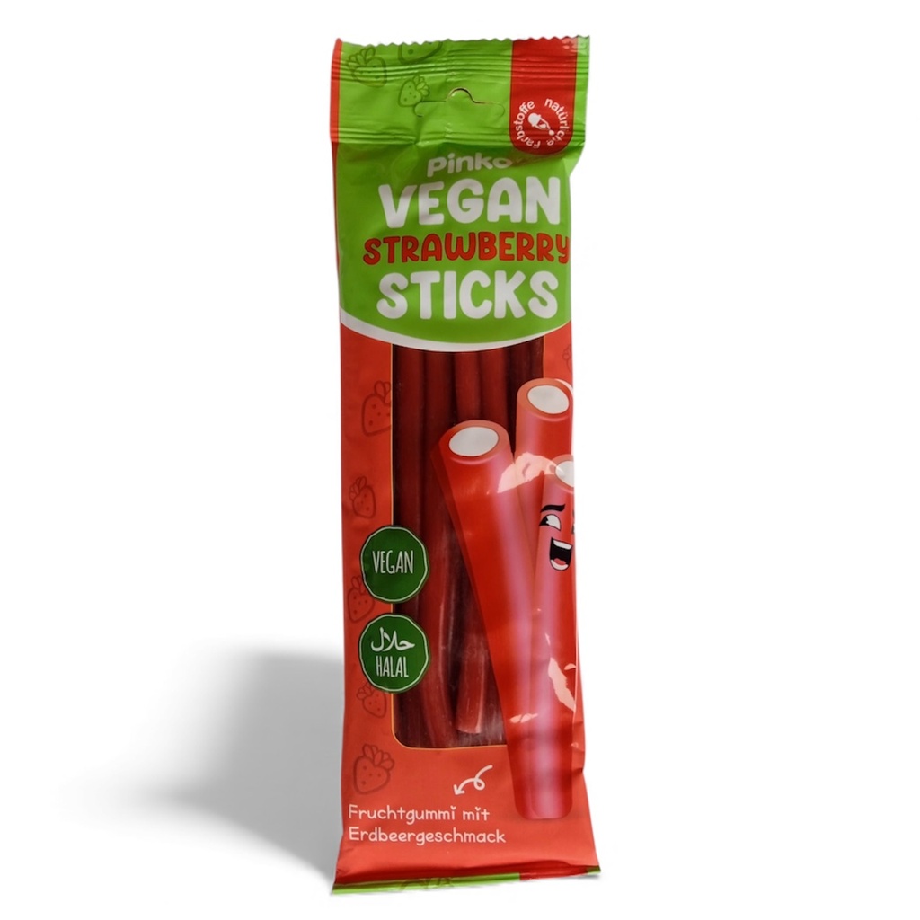PINKO VEGAN STICKS CILEKLI (160GR X 24)
