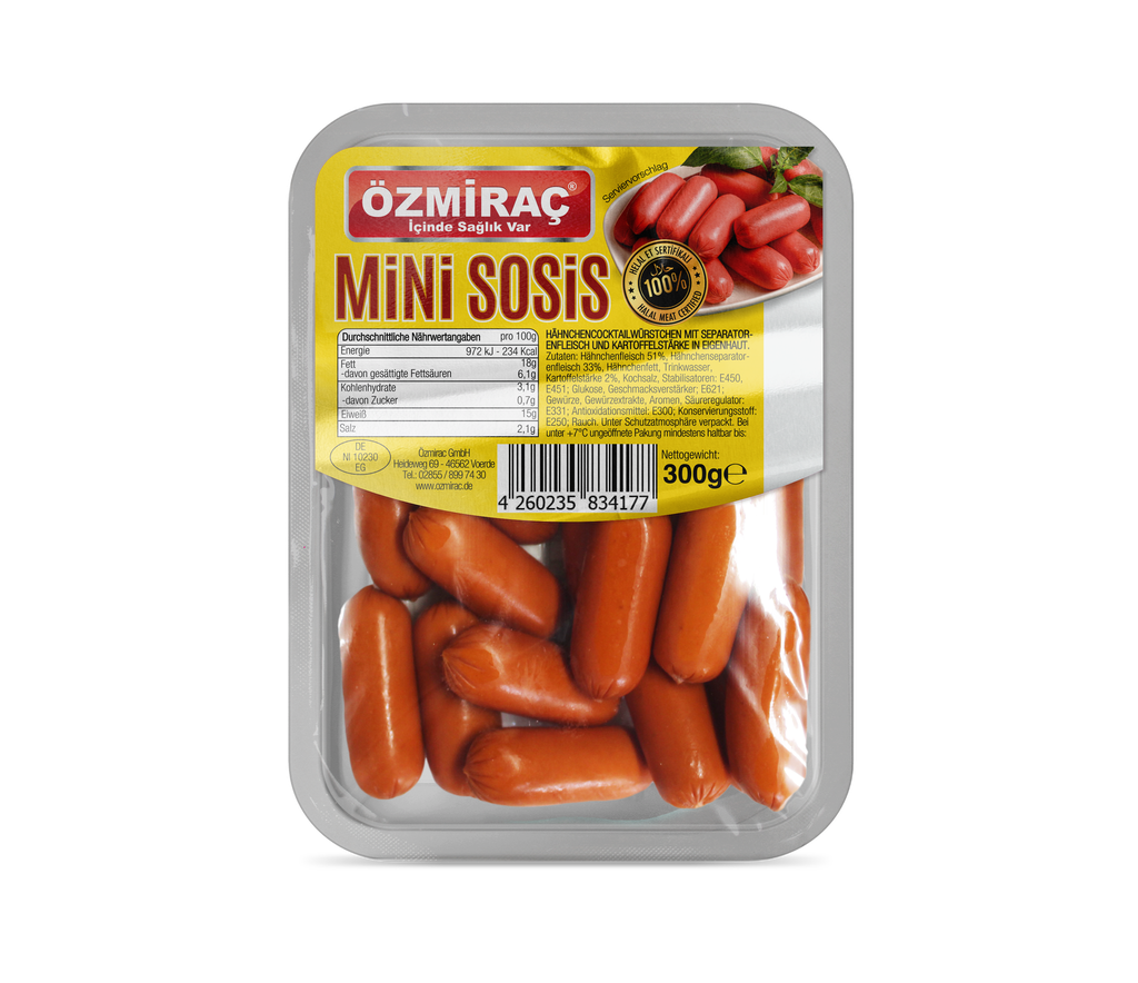 OZMIRAC MINI SOSIS (300GR * 12)