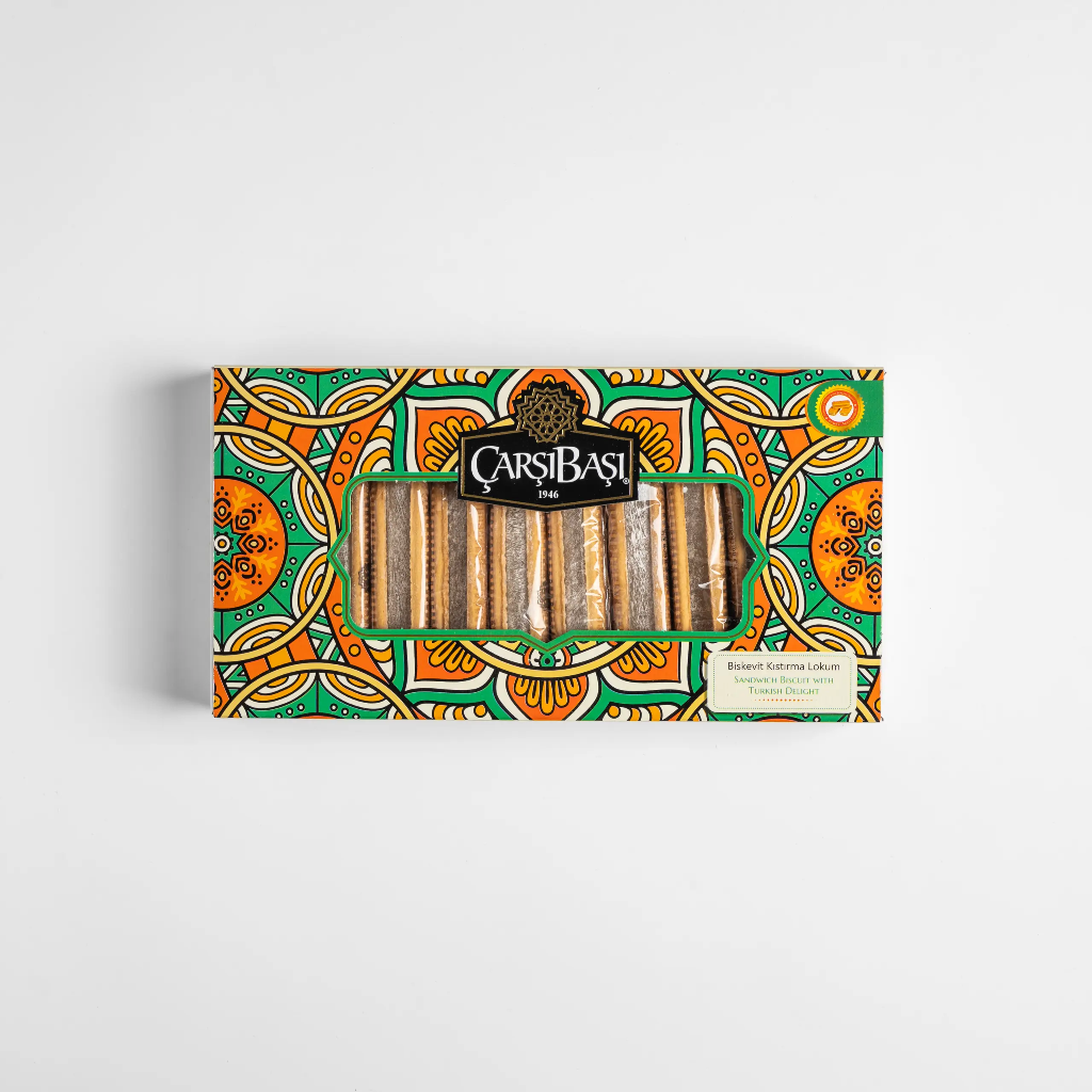 LOKUMLU SANDVIC BISKUVI (400GR X 12)
