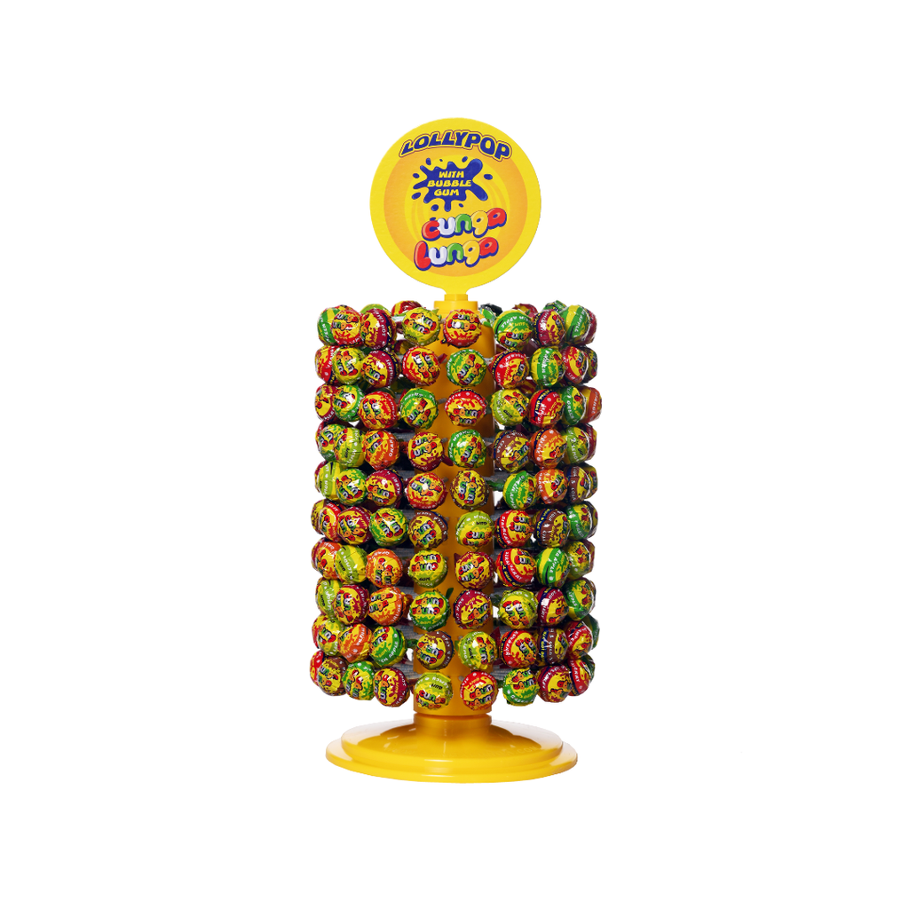 CUNGA LUNGA LOLLIPOP STAND (180 X 15GR)
