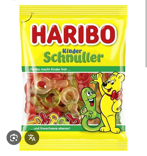 [HR021] Halal Haribo Kinder Schnuller (24x100Gr)