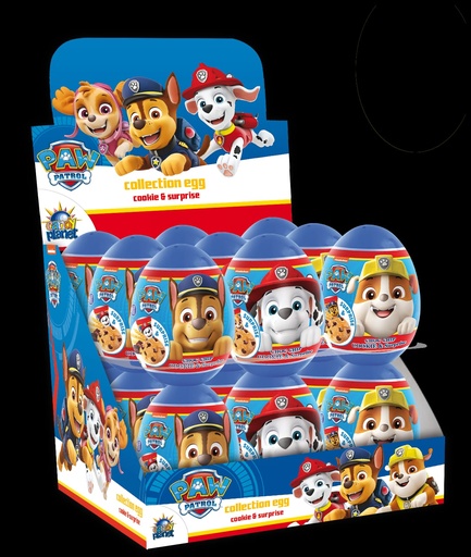 [MS205] SURPRISE EGG WITH CHIP CHOCOC COOKIE PAW PATROL (18st*5,5GR)