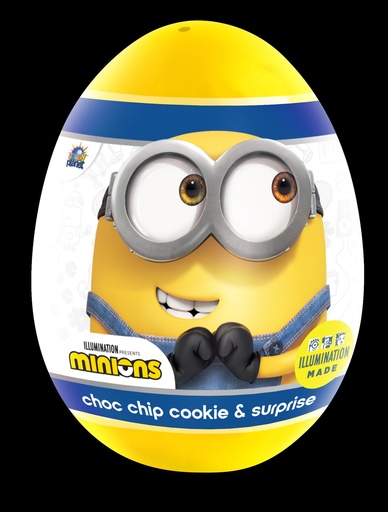 [MS213] SURPRISE EGG WITH CHIP CHOCOC COOKIE MINIONS (18st.*5,5GR)