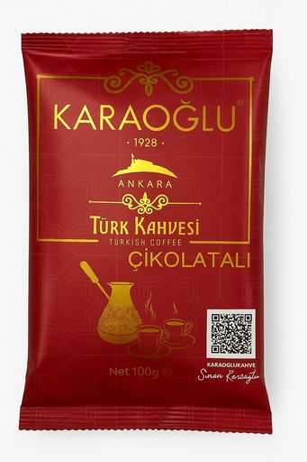 KARAOGLU TURK KAHVESI FOLYO (CIKOLATALI) (100GR*15)