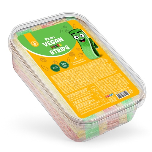 [AK60340] PINKO VEGAN STRIPS MIXED SCHALE (200GR X 16)