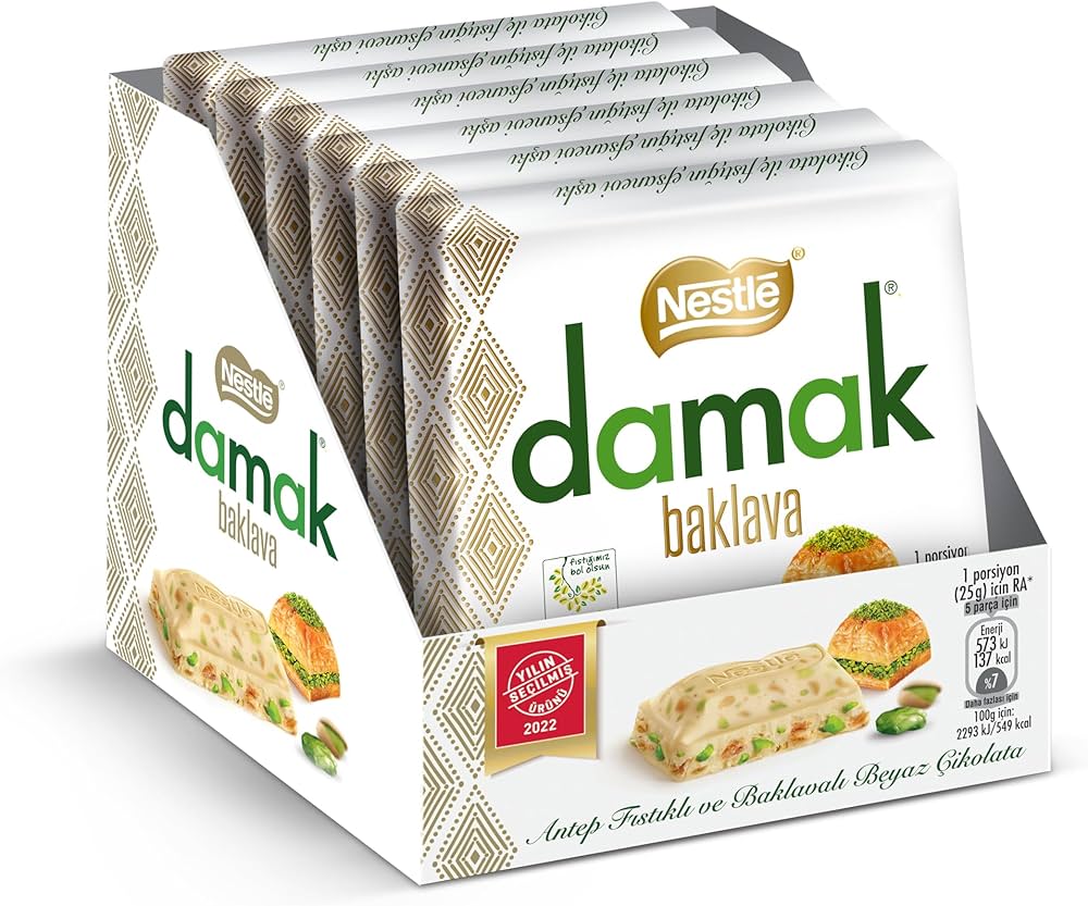 NESTLE DAMAK BAKLAVA KARE (6*60G) PAKET