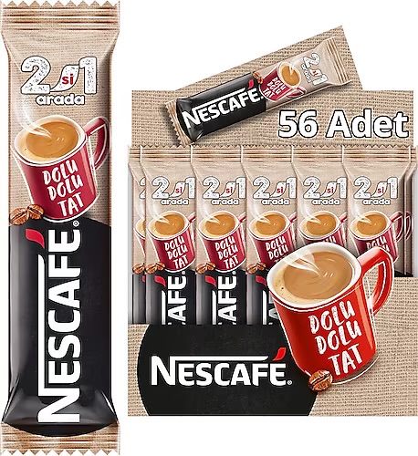 NESCAFE 2si1 ARADA TEKLI PAKET(56x10G) 