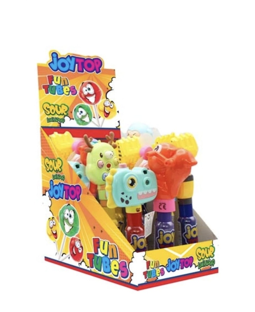 JOYTOP FUN TUBES CANDY TOYS (11GR X 12)
