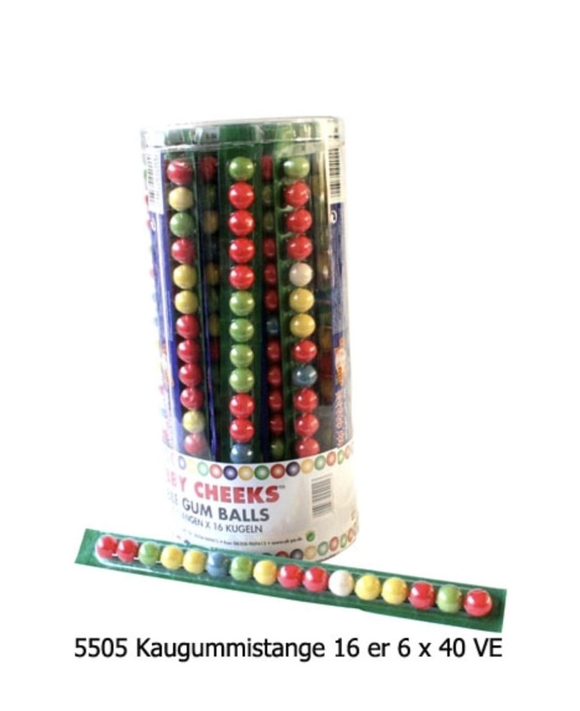 KAGUMMI 16 BUBBLE GUM (40GR X 40)