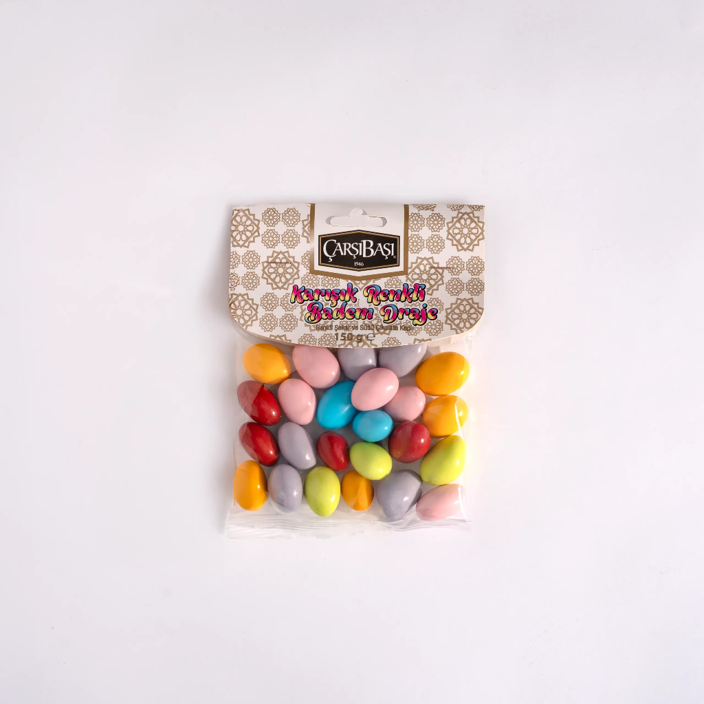 KARISIK RENKLI BADEM SEKERI (150GR X 12)