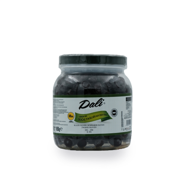 DALI YESIL PET Y. SELE SIYAH ZEYTIN 291-350  (850GR X 6)