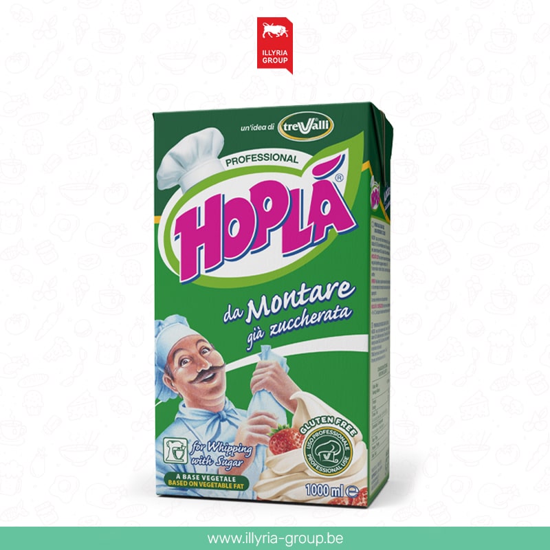HOPLA WHIPPING CREAM (1KG * 12)