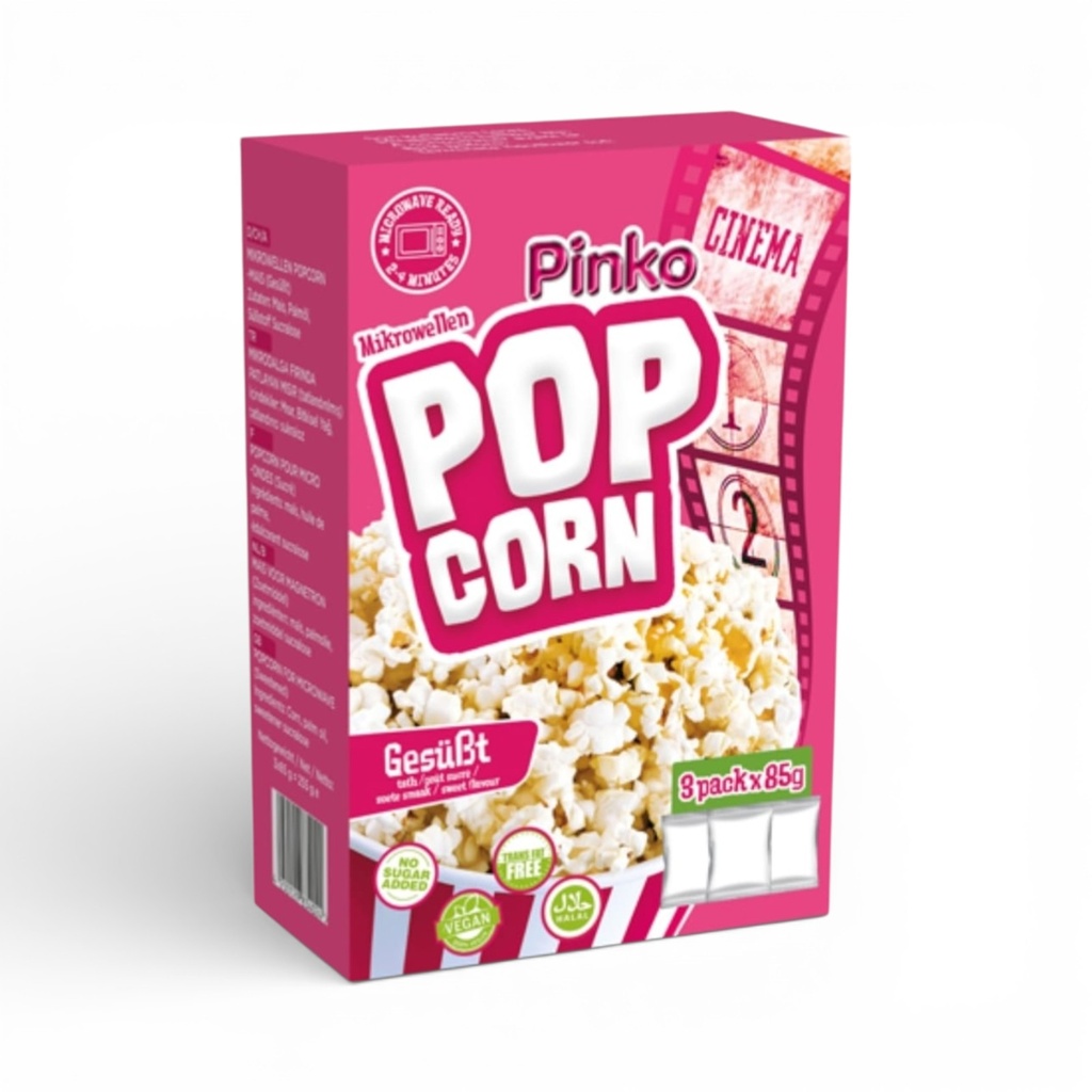 PINKO POPCORN SEKERLI 3'LU PAKET (14 X 3 X 85GR)