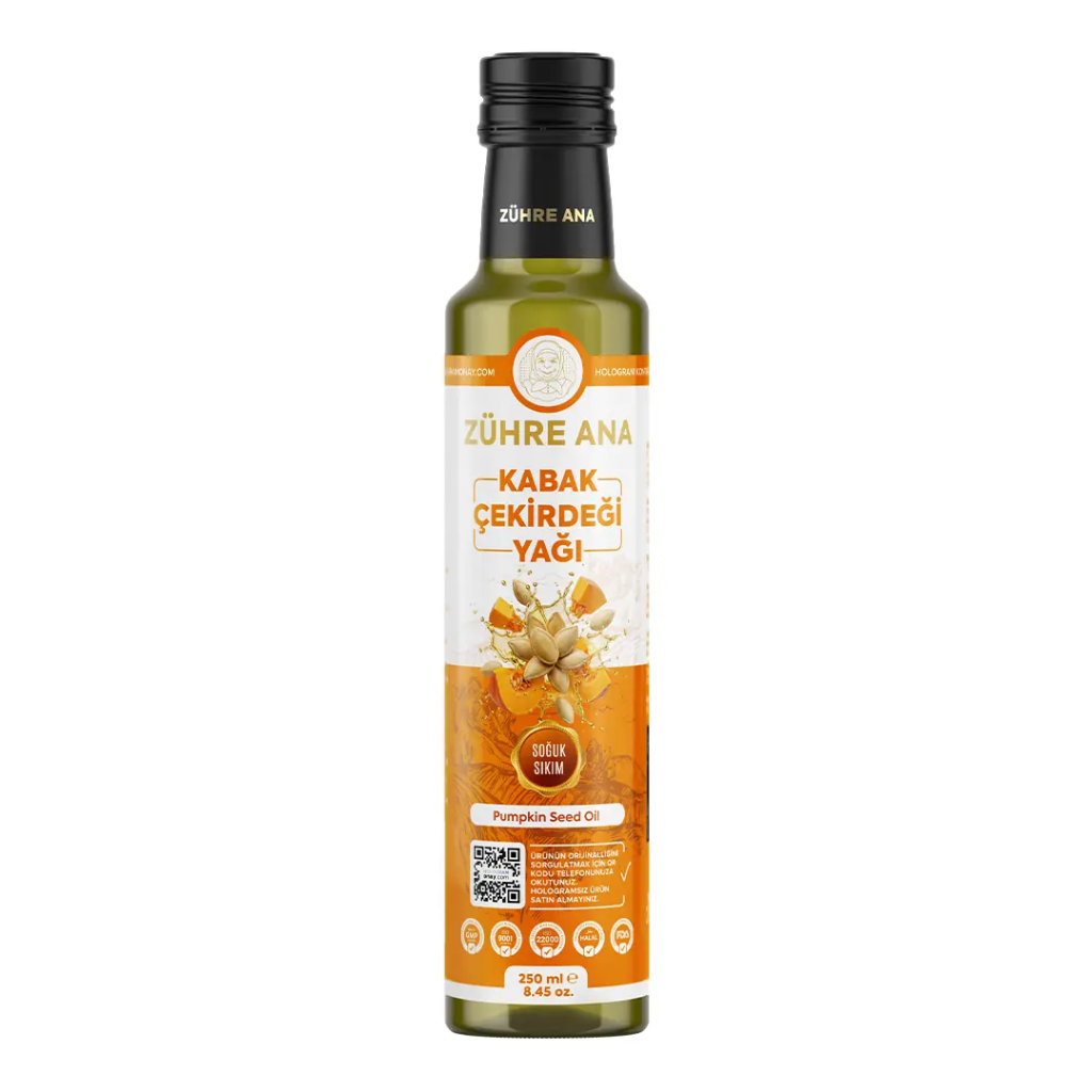 ZÜHRE ANA KABAK CEKIREGI YAGI (250ML X 12)