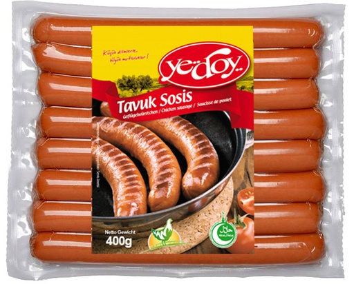 [YD1761] YEDOY TAVUK SOSIS 400G VACUM