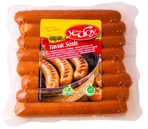 [YD1765] YEDOY TAVUK SOSIS 800G VACUM