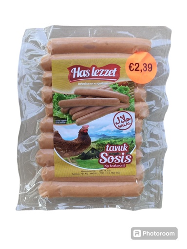 [HLQ7] HAS LEZZET TAVUK SOSIS 400GR