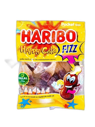[HR004] Helal Haribo Sour Cola (24x100Gr) Sonderpreis