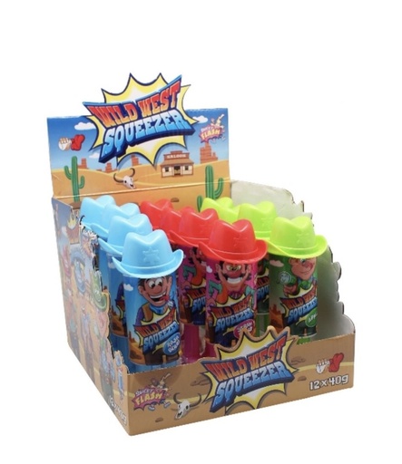 [MS30016] SWEET FLASH WILD WEST SQUEEZER (12x40g)