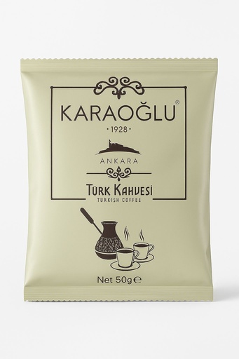 KARAOGLU TURK KAHVESI 50GR FOLYO (ORTA KAVRULMUS) (50GR*50)