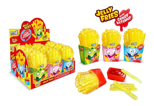 [MS62007] SWEET FLASH JELLY FRIES WITH KETCHUP (12 X 40GR)