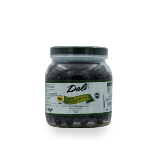 DALI YESIL PET Y. SELE SIYAH ZEYTIN 291-350  (850GR X 6)
