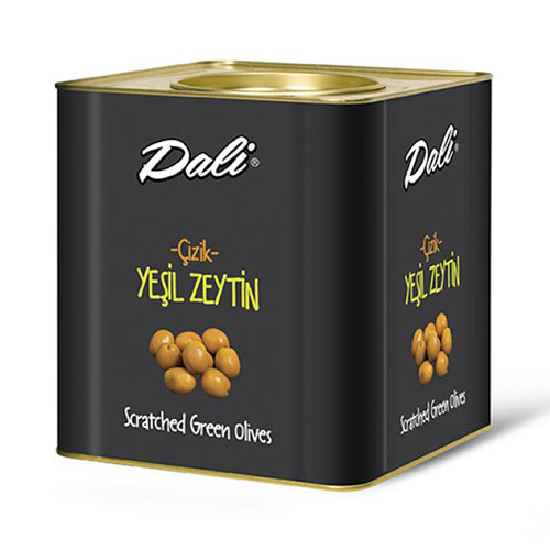 DALI CIZIK YESIL ZEYTIN 231-260 10KG TIN