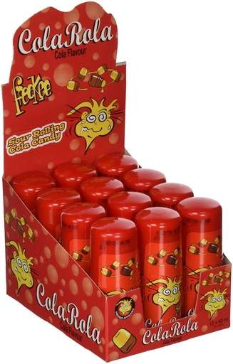 [AK13370] COLA ROLA CANDY ROLLER (60GR X 12)