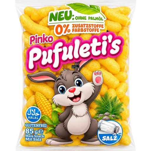 [AK34030] PINKO PUFULETI TUZLU (85GR X 18)