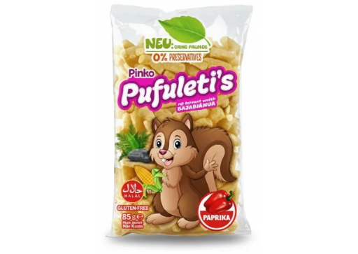 [AK34040] PINKO PUFULETI PAPRIKA (85GR X 18)