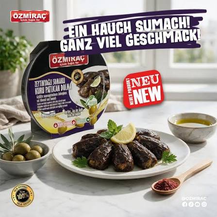 [492] OZMIRAC ZEYTINYAGLI KURU PATLICAN DOLMASI (200GR X 12)